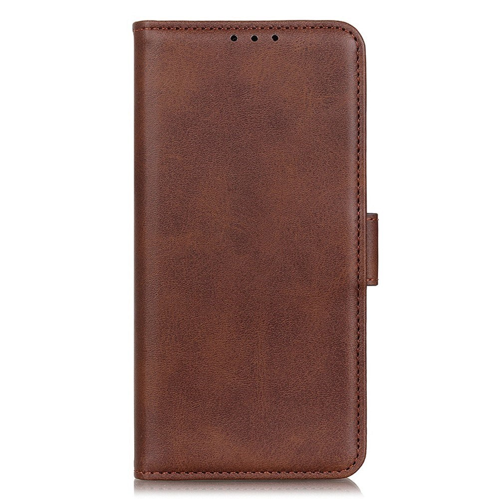 Motorola Moto G77 / G67 EIDERWOOD Faux Leather Flip Case with Card Holder - Brown