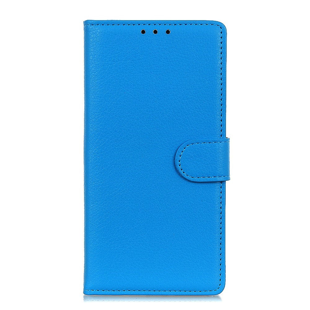Motorola Edge 70 Fusion EIDERWOOD Faux Leather Flip Case with Card Holder & Stand Function – Blue