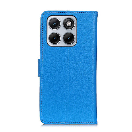 Motorola Edge 70 Fusion EIDERWOOD Faux Leather Flip Case with Card Holder & Stand Function – Blue