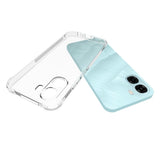 OPPO A6x EIDERWOOD Flexible Plastic Case with Reinforced Corners - Transparent