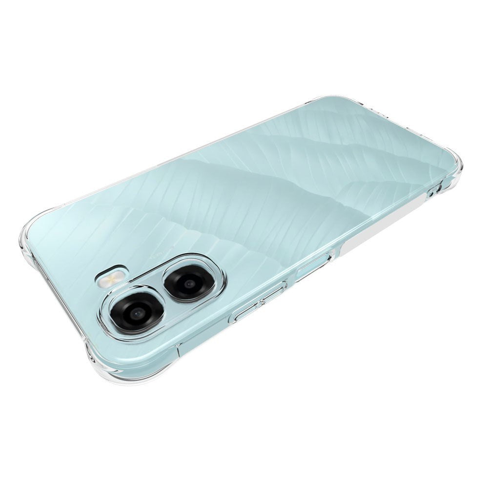 OPPO A6x EIDERWOOD Flexible Plastic Case with Reinforced Corners - Transparent