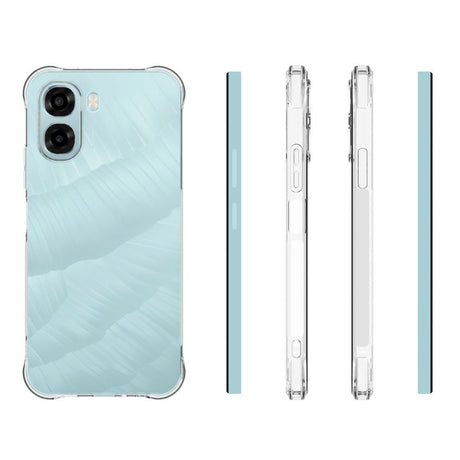 OPPO A6x EIDERWOOD Flexible Plastic Case with Reinforced Corners - Transparent