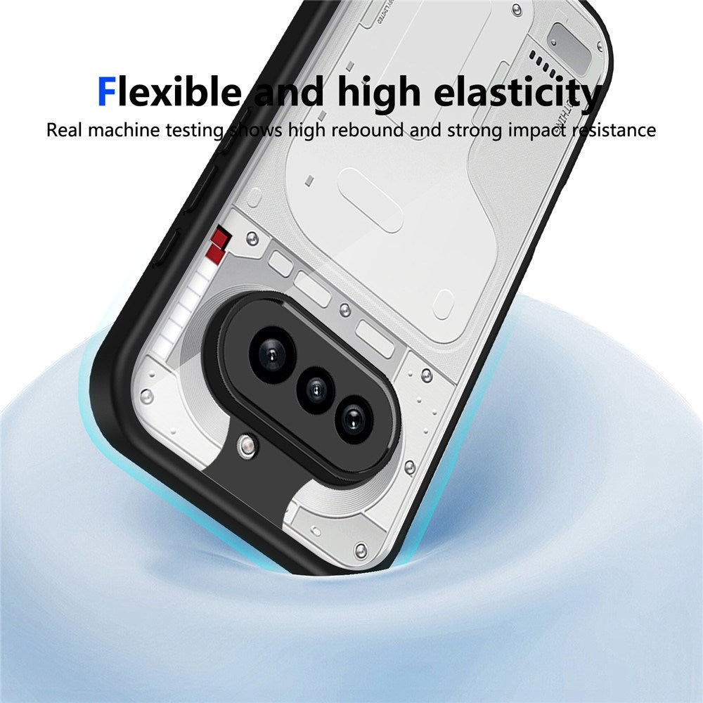 Nothing Phone (4a) Hybrid Mobile Case - Transparent / Black