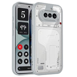 Nothing Phone (4a) Hybrid Mobile Case - Transparent / Grey