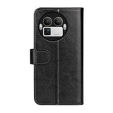 Realme GT 8 Pro EIDERWOOD Faux Leather Flip Case with Card Holder & Stand Function - Black
