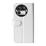 Realme GT 8 Pro EIDERWOOD Faux Leather Flip Case with Card Holder & Stand Function - White