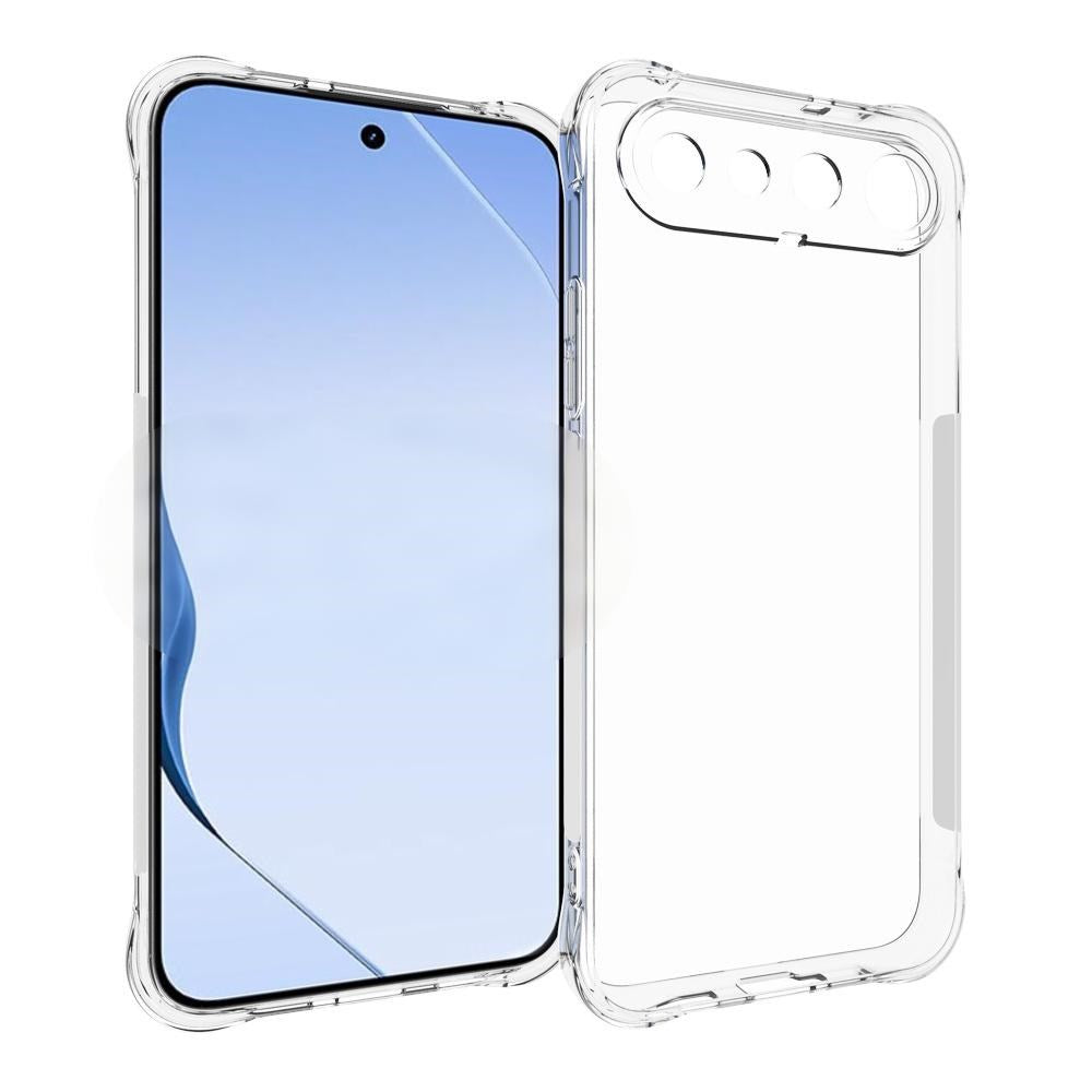 Realme 16 WANLONFENG Flexible Plastic Case with Reinforced Corners - Transparent