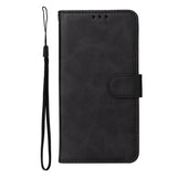 Realme 16 EIDERWOOD Faux Leather Flip Case with Strap - Black
