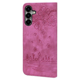 Samsung Galaxy S26 EIDERWOOD Flip Cover with Print / Card Holder / Strap - Pink
