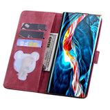 Samsung Galaxy S26 Ultra EIDERWOOD Flip Cover with Print / Card Holder / Strap - Red