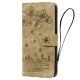 Samsung Galaxy S26 Ultra EIDERWOOD Flip Cover with Print / Card Holder / Strap - Brown