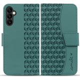 Samsung Galaxy A57 EIDERWOOD Flip Cover with Print - Card Holder and Strap - Green