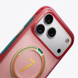 iPhone 17 Pro TORRAS Ostand Q3 Air Case with 360° Kickstand - MagSafe Compatible - Wave of Passion