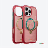 iPhone 16 Pro TORRAS Ostand Q3 Air Case with 360° Kickstand - MagSafe Compatible - Wave of Passion