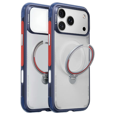 iPhone 17 Pro TORRAS Ostand Q3 Air Case with 360° Kickstand - MagSafe Compatible - UK Lion