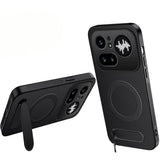 Nothing Phone (4a) Pro EIDERWOOD Hybrid Case with Kickstand - Black