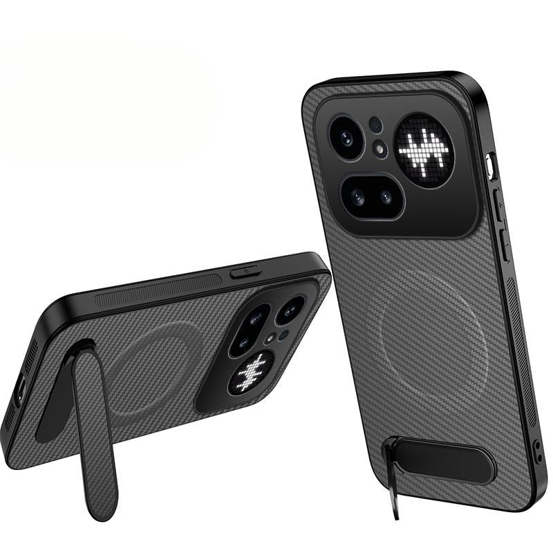 Nothing Phone (4a) Pro EIDERWOOD Hybrid Case with Kickstand - Grey