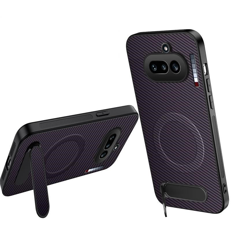 Nothing Phone (4a) EIDERWOOD Hybrid Case with Kickstand - Purple