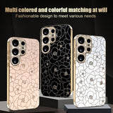 Samsung Galaxy S26 Ultra EIDERWOOD Hybrid Plastic Case with Flowers & Diamond Camera - White