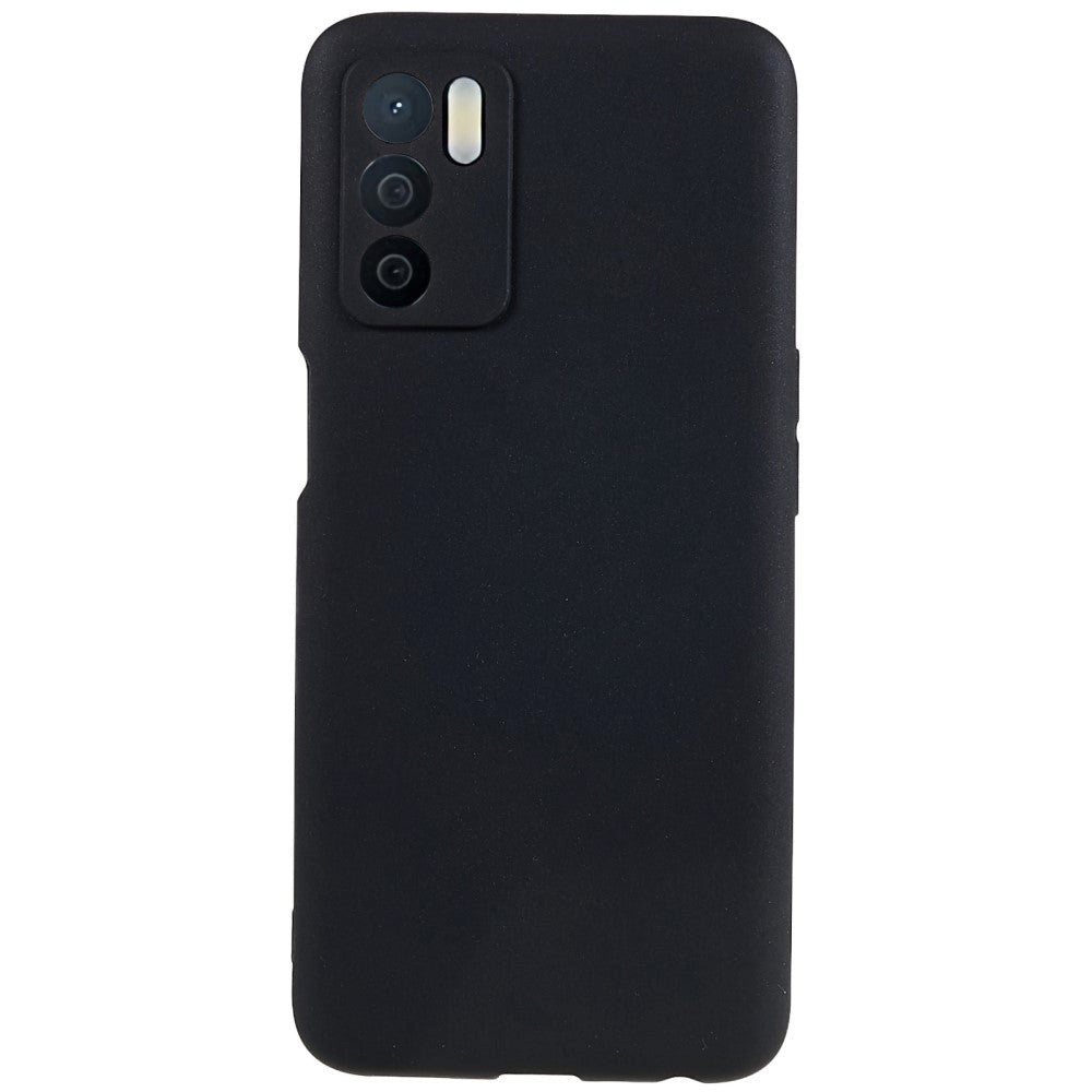 Oppo A16 / A16s / A54s Flexible Plastic Case - Black