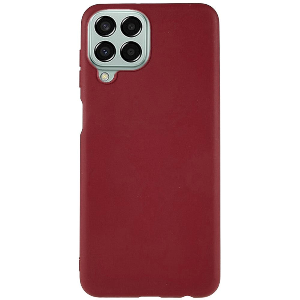 Samsung Galaxy M33 Matte Flexible TPU Plastic Case - Red