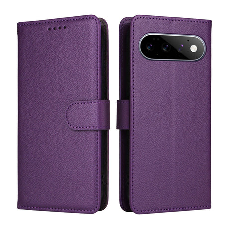 EIDERWOOD Google Pixel 11 / 11 Pro Flip Case - Card Holder & Wrist Strap - Purple
