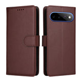 EIDERWOOD Google Pixel 11 Pro XL Flip Case - Card Holder & Wrist Strap - Brown