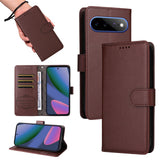 EIDERWOOD Google Pixel 11 Pro XL Flip Case - Card Holder & Wrist Strap - Brown