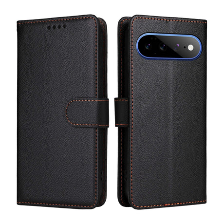 EIDERWOOD Google Pixel 11 Pro XL Flip Case - Card Holder & Wrist Strap - Black