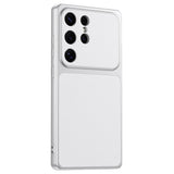 Samsung Galaxy S26 Ultra EIDERWOOD Hybrid Back Case with Faux Leather - White