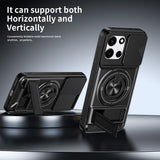 OnePlus Nord CE6 / Nord 6 EIDERWOOD Hybrid Tough Case with Kickstand & Cam Slider - MagSafe Compatible - Silver