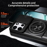 OnePlus Nord CE6 / Nord 6 EIDERWOOD Hybrid Tough Case with Kickstand & Cam Slider - MagSafe Compatible - Blue