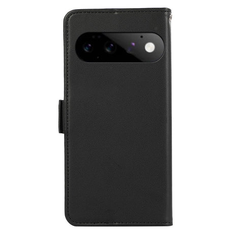 EIDERWOOD Google Pixel 11 / 11 Pro Flip Case with RFID Blocker & Card Holder - Black