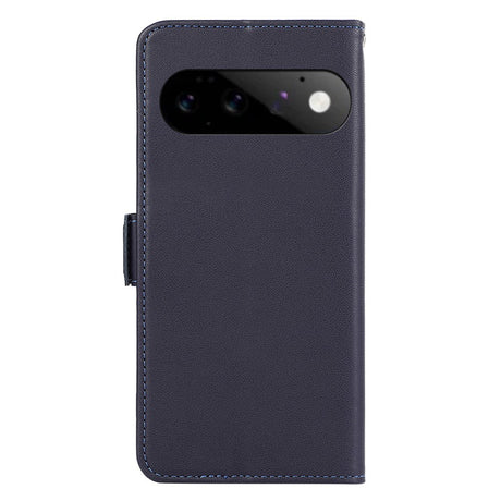 EIDERWOOD Google Pixel 11 / 11 Pro Flip Case with RFID Blocker & Card Holder - Dark Blue