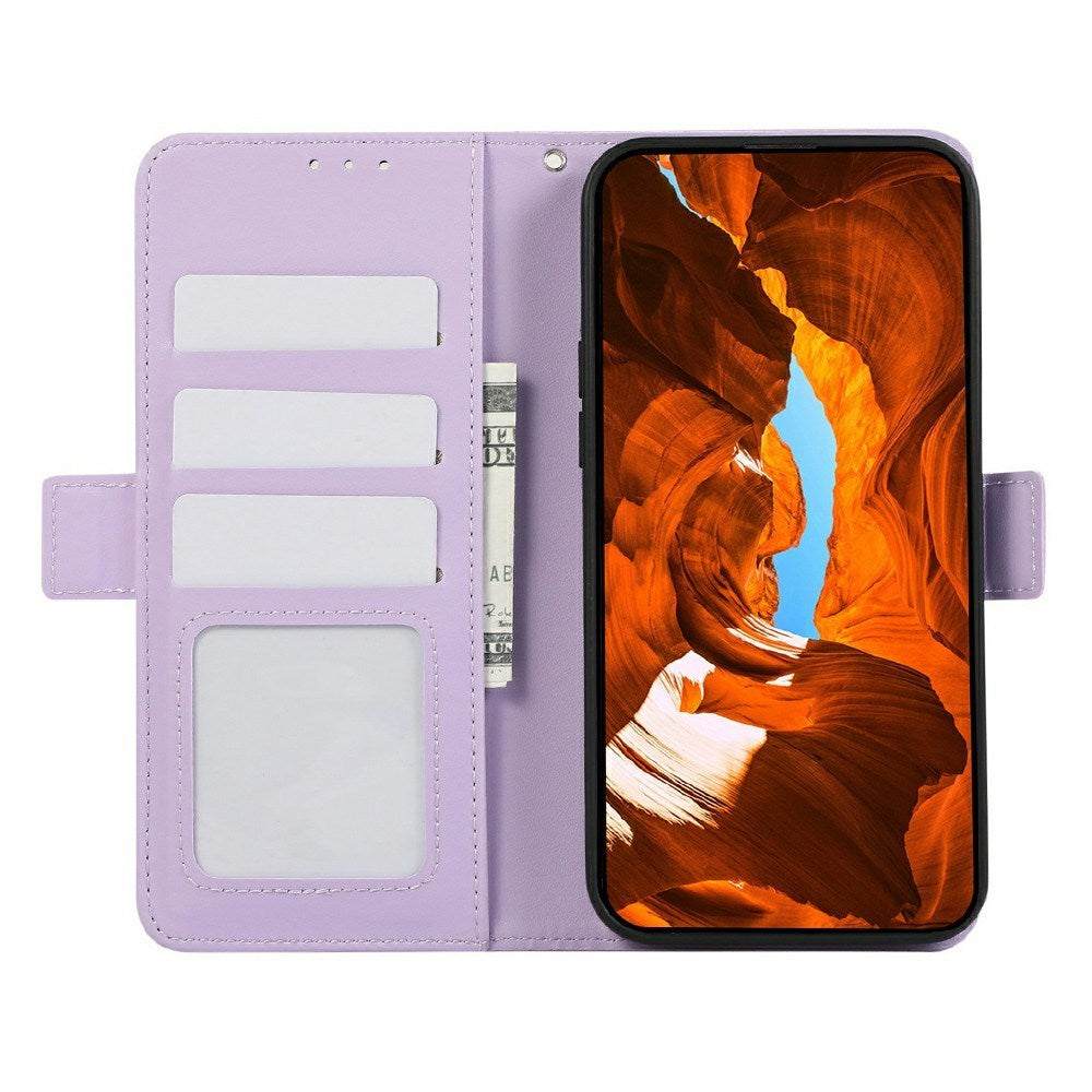EIDERWOOD Google Pixel 11 / 11 Pro Flip Case with RFID Blocker & Card Holder - Purple