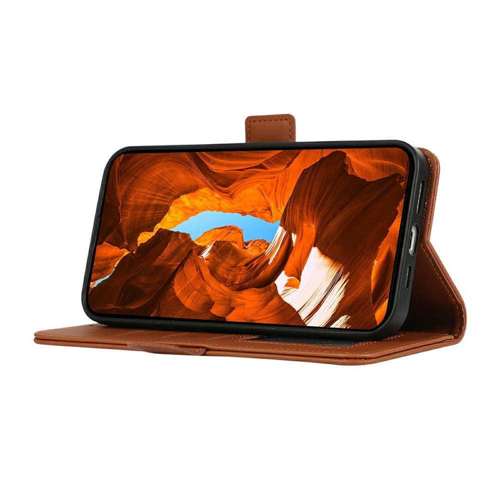 EIDERWOOD Google Pixel 11 / 11 Pro Flip Case with RFID Blocker & Card Holder - Brown