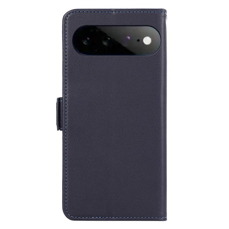 EIDERWOOD Google Pixel 11 Pro XL Flip Case with RFID Blocker & Card Holder - Dark Blue