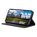 EIDERWOOD Google Pixel 11 / 11 Pro Faux Leather Flip Case - Card Holder & Stand Function - Black