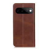 EIDERWOOD Google Pixel 11 / 11 Pro Faux Leather Flip Case - Card Holder & Stand Function - Dark Brown