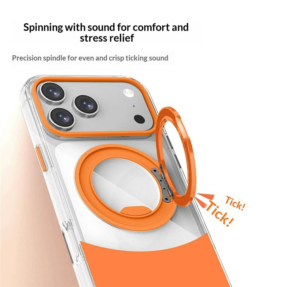 iPhone 17 Pro EIDERWOOD Hybrid Case with Stand Function - MagSafe Compatible - Transparent / Green