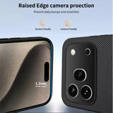 Honor 600 Pro WANLONFENG Case with Carbon Texture - MagSafe Kompatibel - Black