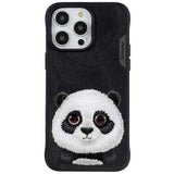 iPhone 14 Pro Plastic Hybrid Case with Motif - Cute Panda