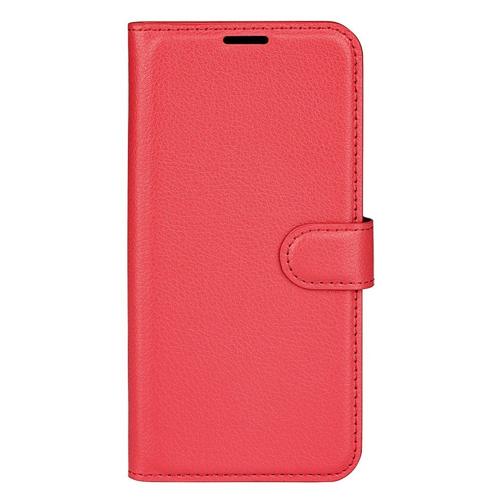 EIDERWOOD Honor X8 (5G) Faux Leather Flip Case with Cardholder & Stand Function - Red