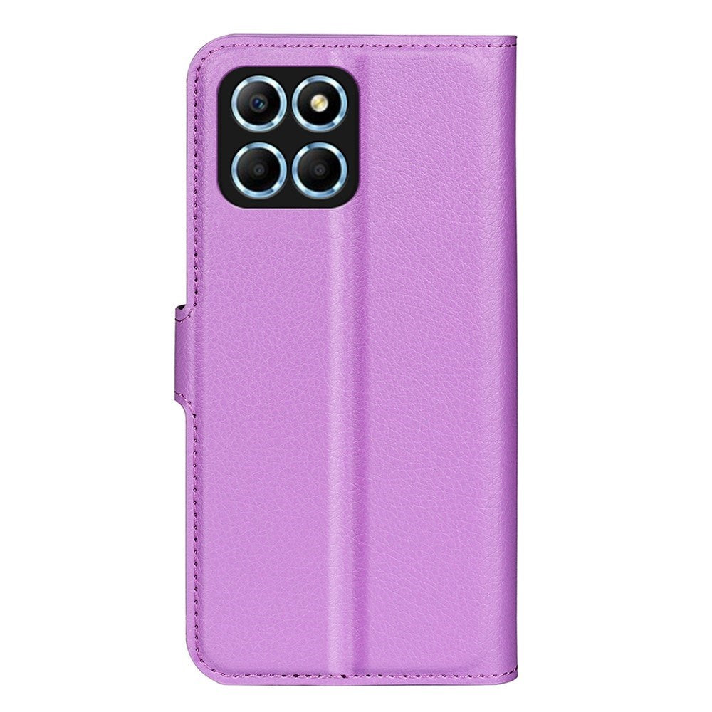 EIDERWOOD Honor X8 (5G) Faux Leather Flip Case with Cardholder & Stand Function - Purple