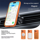iPhone 17 Pro EIDERWOOD Hybrid Case with Heat Dissipation & 360° Rotating Kickstand - MagSafe Compatible - Black