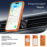 iPhone 17 Pro Max EIDERWOOD Hybrid Case with Heat Dissipation & 360° Rotating Kickstand - MagSafe Compatible - White