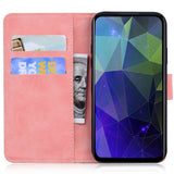 Honor 600 Lite EIDERWOOD Faux Leather Flip Case - Pink