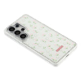 Samsung Galaxy S26 Ultra EIDERWOOD Hybrid Case with Rhinestone & Floral Design - White / Spring Flowers