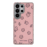 Samsung Galaxy S26 Ultra EIDERWOOD Hybrid Case with Rhinestone & Floral Design - Pink / Flowers