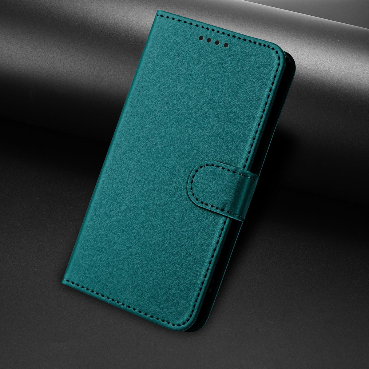 Sony Xperia 1 VIII EIDERWOOD Artificial Leather Flip Case with Stand Function and Card Holder - Green